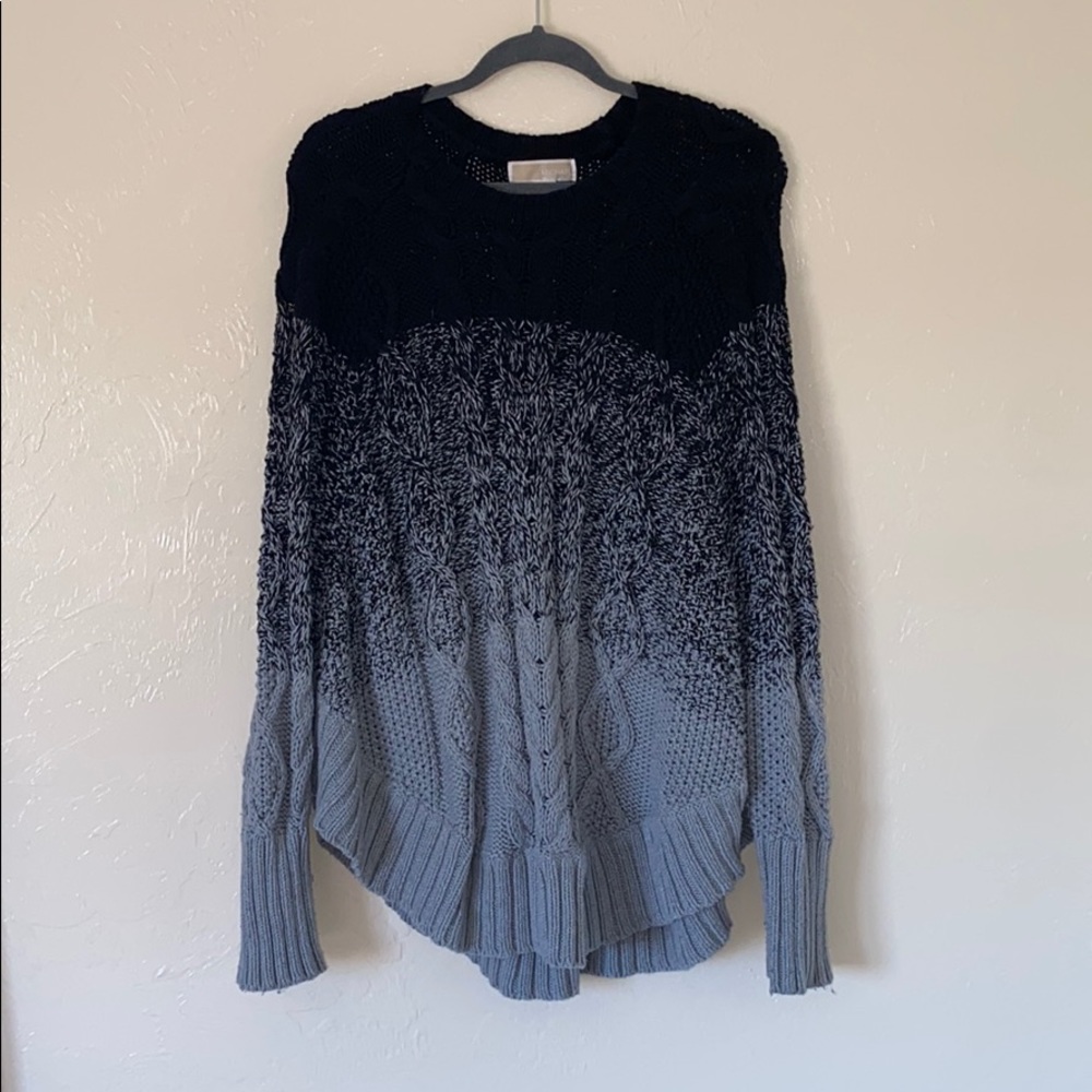 New Michael Kors Heavy Poncho Sweater